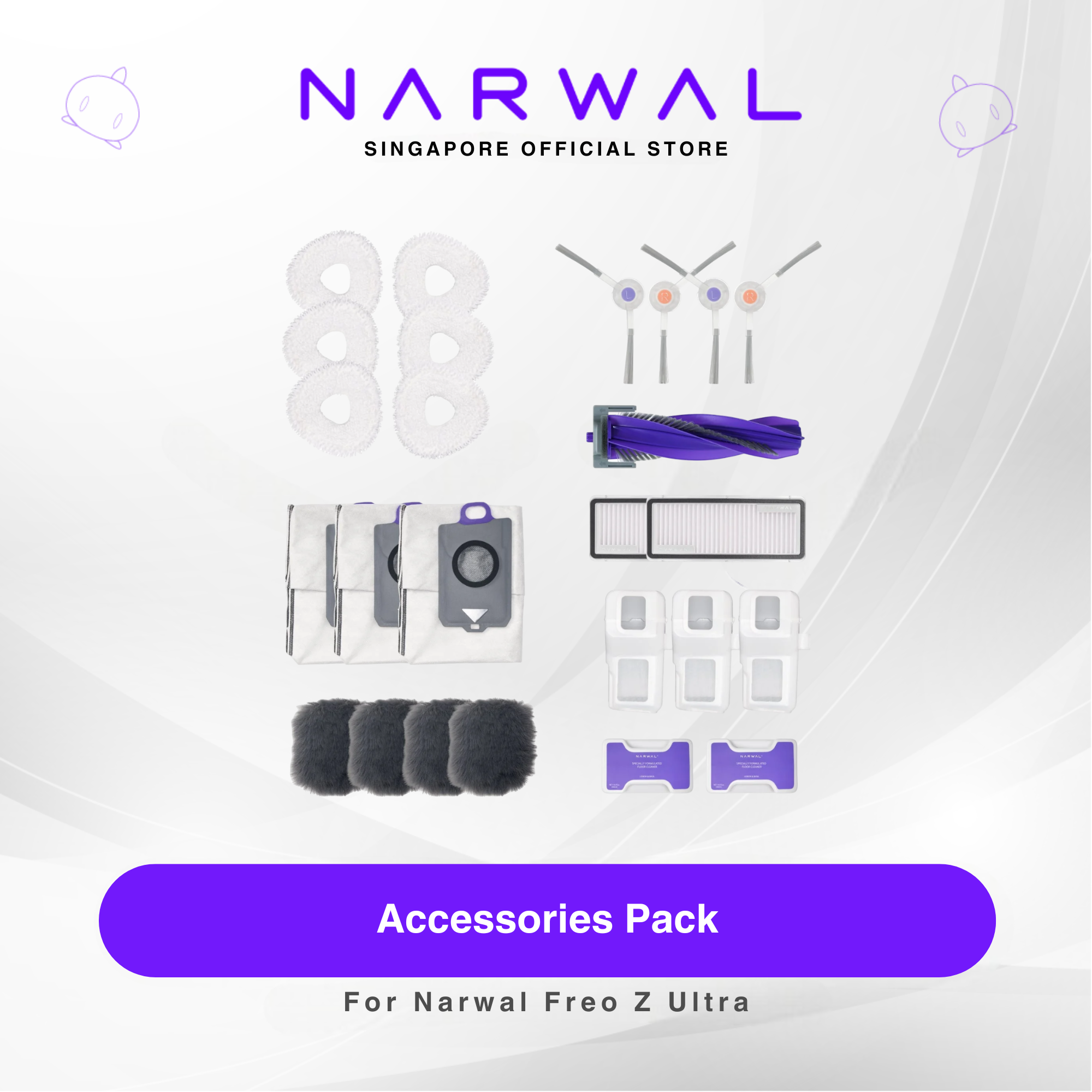 Narwal Freo Z Ultra Accessories Pack [PRE-ORDER, ETA: 25 DEC]