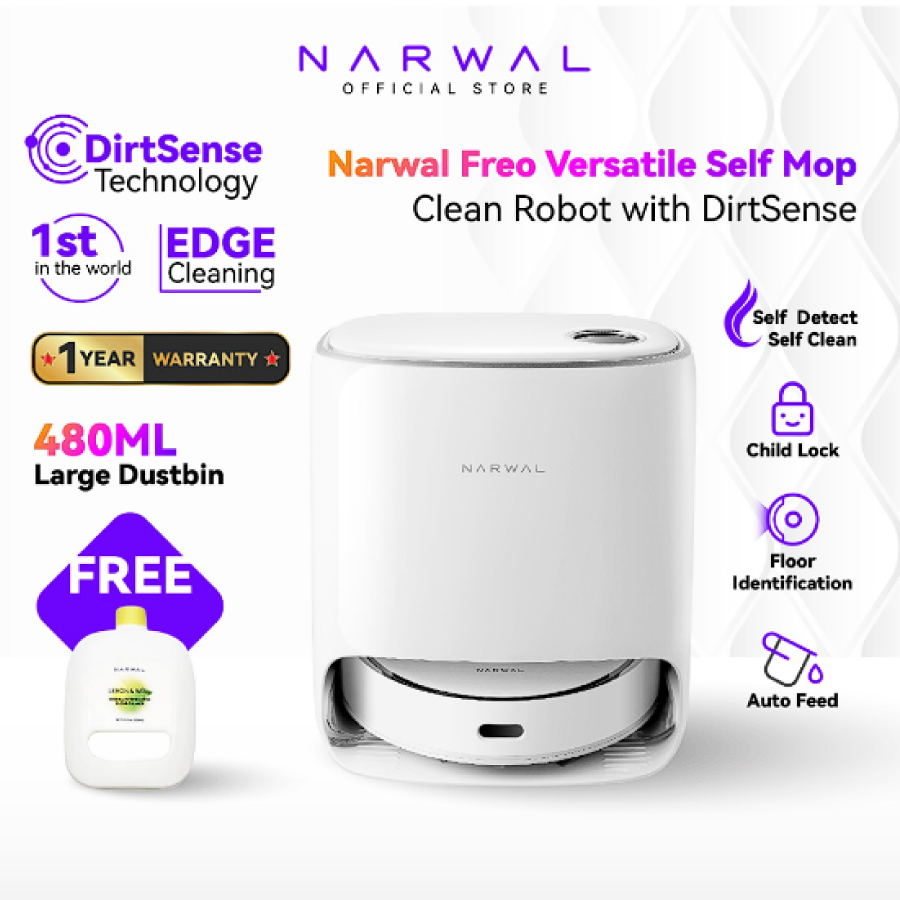 Narwal Freo Versatile Self Mop Clean Robot with DirtSense