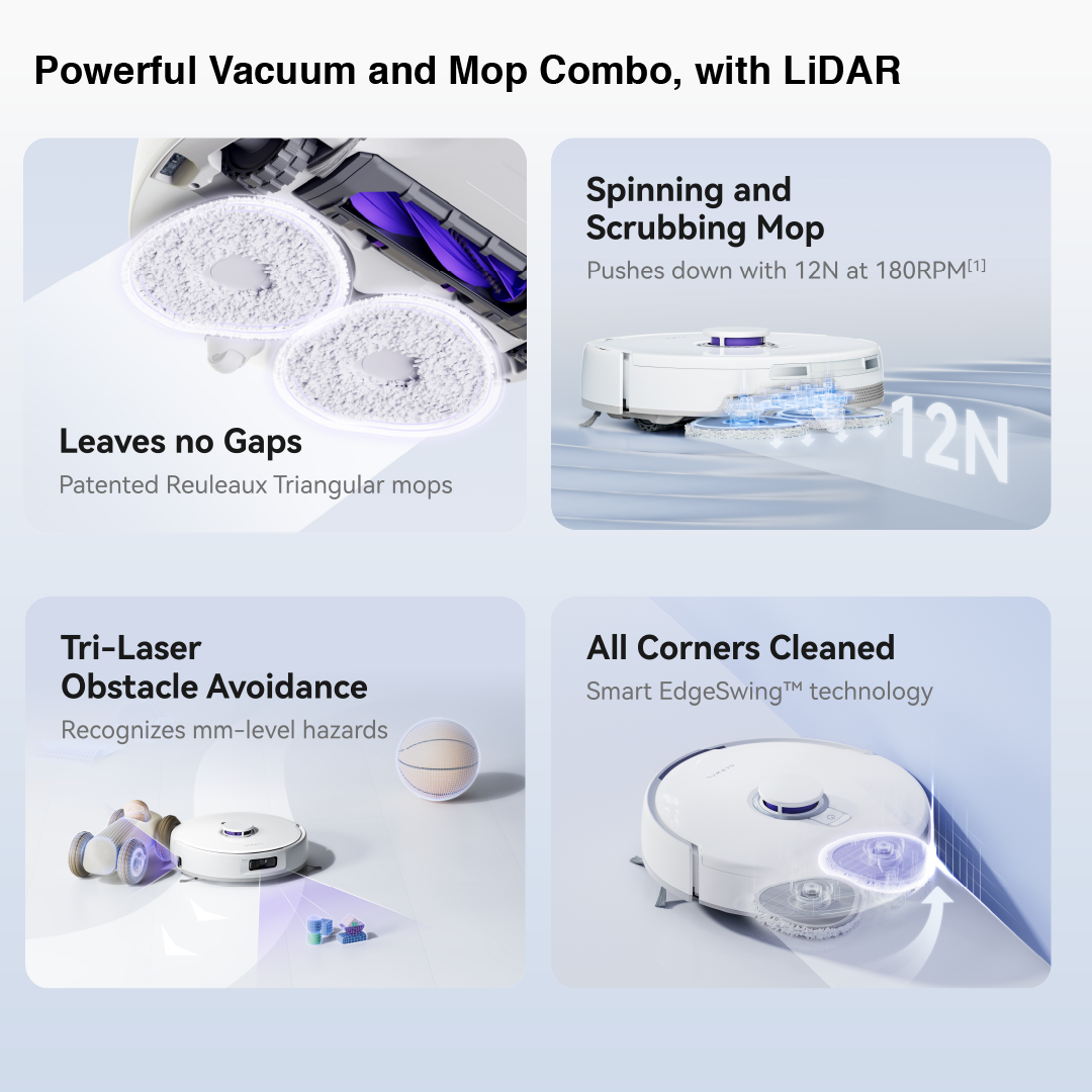 [Clearance Sales No Warranty] Narwal Freo X Ultra Robot Vacuum & Mop with AI DirtSense, Best for Pets & Long Hair